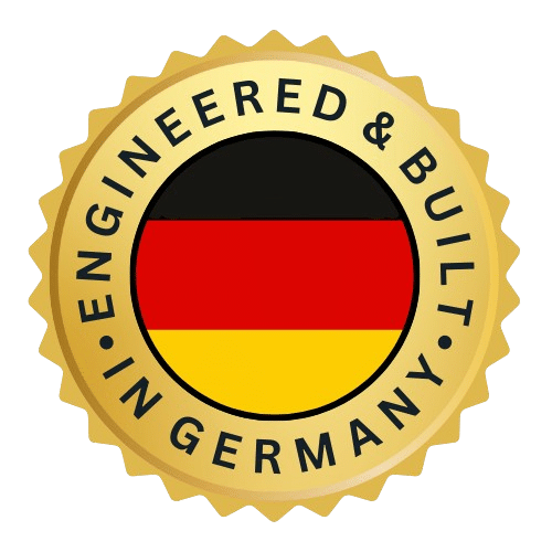 German quality engineering with ISO certification: Printum Machinery and Converting Equipment is engineered & built in Germany.